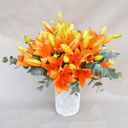 Ramo de lirios Naranjas - 26,90€ : , Naturkenva | Ramos de flores para  regalar